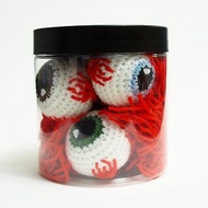 Halloween eyeballs plush (6 pc) in a jar