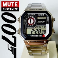 CASIO  007 AE-1200 MOD custom made watch  全新  原裝 MUTE CUSTOMIZE