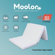 Moolor Cooling Latex Travel Mattress / Kasur Lipat / Kasur travel