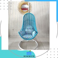 Ayunan Gantung Inul Rotan Sintetis Fullset Lengkap