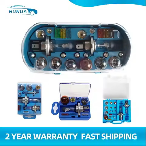 H1 H4 H7 Halogen Bulb Car Emergency Kit 12V 60/55W P43T 1157 P21S25 ATC FUSE T10 W5W BAY15D R5W Mult