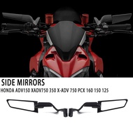 For Honda ADV150 XADV750 350 X-ADV 750 PCX 160 150 125 Universal Motorcycle Mirror Wind Wing side Re