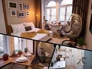 อพาร์ตเมนต์ 1 ห้องนอน 1 ห้องน้ำส่วนตัว ขนาด 33 ตร.ม. – เบอร์โน ซิตี้ เซ็นเตอร์ (Comfy VIP studio in 