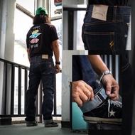 Seventyfour Denim Lot Asanee 16 Oz.red-Rimmed Straight Cylinder Men's Jeans [Authentic]