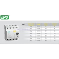 EPS 40A 4 POLE 30mA 100mA 300mA ELCB / RCCB