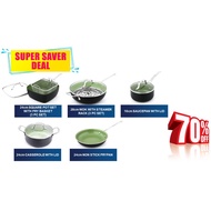 [Ready Stock] Imported CSK Charterhouse Grunstadt Induction/Gas Non Stick Ceramic Cookware Pot / Pan