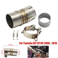 YZFR6 YZF-R6 Exhaust Mildde Link For Yamaha R6 YZF R6 2006 - 2019 Motorcycle Exhaust Escape Modified