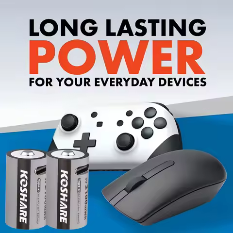 KOSHARE CR123A 3V 2100mWh Li-ion Rechargeable Batteries CR123A 2100mWh Lithium Battery For Flashligh