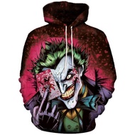 CREEPY JOKER CARD BATMAN HOODIE