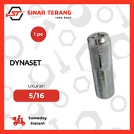 Dynaset 5/16 - Dinaset Drop In Anchor 5/16 Inch Bolt Dina Set