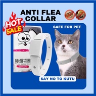 Pet Anti Flea Collar Flea Remover Collar Prevention Disperse Fleas Cat Dog Kucing Kolar Kutu Kolar U