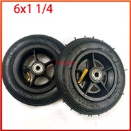 6x1 1/4 tyre 6 Inch Pneumatic Tire Motorcycle Scooter Inflation Wheel With Hub With Inner Tube Elect
