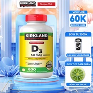 Kirkland Signature Vitamin D3 2000IU 600 viên - Tăng hấp thụ Canxi Mỹ