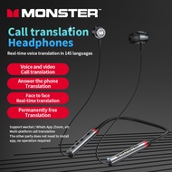 Monster SG03 Earphones Bluetooth Headband Headset Wireless Earbuds ENC Noise Cancelling Fashionable 