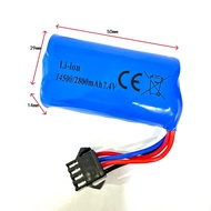 Li-ion 14500 7.4v 2800mAh with sm 4pin Battery Rechargeable for RC Car / Truck