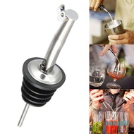 [nanami1]Liquor Pourer Flow Wine Bottle Pour Spout Stopper Stainless Steel Cap