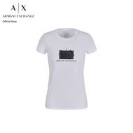 AX Armani Exchange เสื้อยืดผู้หญิง รุ่น AX 3DYT51 YJETZ1000 - สีขาว