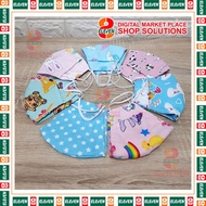 MASKER ANAK DUCKBILL / MASKER KAIN ANAK MOTIF LUCU