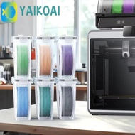 GLENES 3D Printing Filament Storage Box, Transparent Airtight 3D Printing Filament Container, Portab