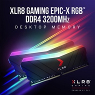 Pny XLR8 Epic-X RGB 32 GB Kit 3200 MHz Black Memory Ram PC Desktop Computer Ram Memory 32gb DDR4 D4