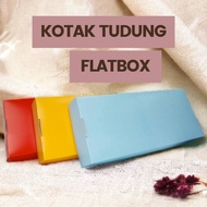 1PCS KOTAK TUDUNG FLAT BOX/SCARVE BOX/hijab BOX/Scarf Box /Kotak Telekung/Cetak kotak jenama sendiri.