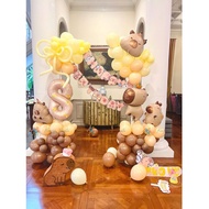 Birthday decoration balloon set, birthday decoration set for girls