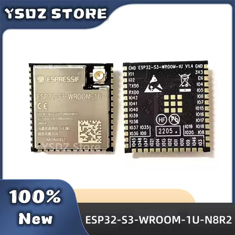 1~10PCS ESP32-S3-WROOM-1U 8MB ESP32-S3-WROOM-1U-N8R2 ESP32-S3 ESP32 S3 WROOM 1U 2.4 GHz Wi­Fi and BL