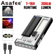 Asafee EDC-01 Multifunctional Lighting Lamp Rechargeable LED Dual Light Source Magnetic Waterproof C