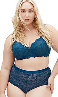 Women's Plus Size Bra - Lara Underwire, Black, 36H