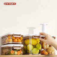 DYTSKT Kitchen Vacuum Storage Box Large Capacity Sealed Fresh-Keeping Box Transparent Storage Contai