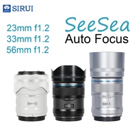 Sirui 23mm f1.2 33mm f1.2 56mm f1.2 APS-C Auto Focus Lens for Sony E Mount Fuji X Mount Nikon Z Moun