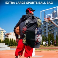 Basketball Bag Multi-Sport Storage for Basketball Football And Volleyball Layge Drawstring Bag Beg B