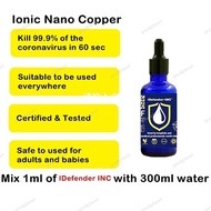 iDefender Ionic Nano Copper INC 16K Sanitizer Disinfectant 50ml