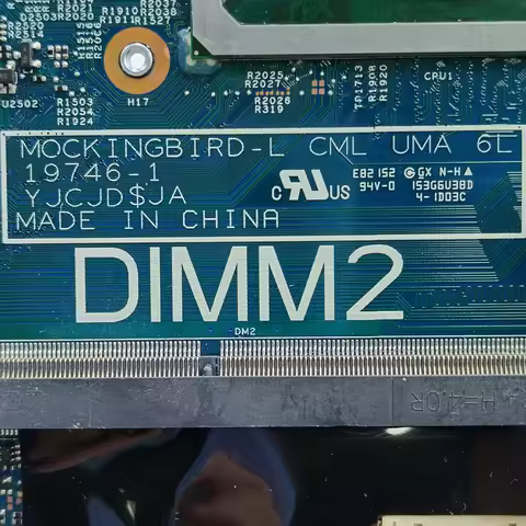 19746-1 Laptop Motherboard For Dell Latitude 3410 3510 Mainboard i3-10110U i5-10210U i7-10510U CPU 0