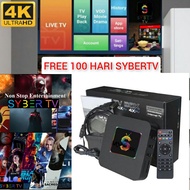 TVBOX ANDROID +100 HARI SYBERTV FULL CHANNELTV MOVIE DRAMA ANIMATION SPORT