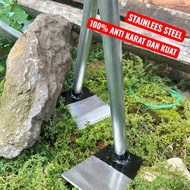 2 Milli Thick Iron Garden Hoe mini Garden Hoe Gardening - Gardening Tools Hoe