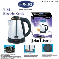 New Brand Electric Kettle Stainess / Ketel Listrik NMR 168 / Teko