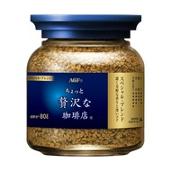 AGF 微奢華咖啡店 香醇咖啡罐 藍金  80g  1罐