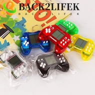 BACK2LIFEK Game Console Keyring Transparent Cartoon Keychain Handheld Game Console Small Bell Birthd