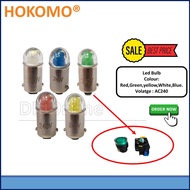 HOKOMO LED Bulb BA9S 240V AC , 24V AC/DC , 12V AC/DC, (HQ-LED-COLOR-VOLTAGE)