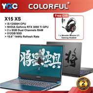 COLORFUL GAMING LAPTOP X15 XS I5-12500H /16GB D4 /512GB SSD /WIN11H GAMING STORE GAMING LAPTOP
