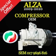 PERODUA ALZA 2009-2020 YEAR OEM NEW COMPRESSOR/ KOMPRESOR (CAR AIRCOND SYSTEM)