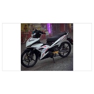 Car decal exciter 150 car sticker - rc exciter 150 model white red black