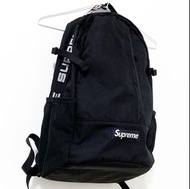 SUPREME 44TH BACKPACK BOX LOGO 18SS CORDURA 後背包 機能 夾層 電腦包 休閒 街頭 滑板品牌 黑色 TP0-21 OTH-M #開學二手拍