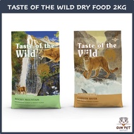ORIGINAL TOTW Taste Of The Wild 2kg Beast 42 Rocky Mountain Canyon River Cat Dry Food Cat Food