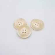20/Set Resin Button Clothes Sewing Snaps Blazer Shirts 4 Holes Buttons (23mm, White)