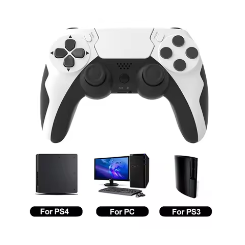GAMINJA P48 Wireless Gamepad with Six Axis Gyroscope Game Controller For PS4 PS3 Console Wins 7 8 10
