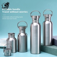 [Mini Spend ₫0-₫1.5k] 350/500/600/750/1000ML Stainless Steel Bike Water Bottle Fitness Single Walled