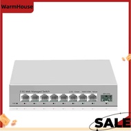 Homelab Setup 2.5GbE Smart Managed Switch 8 Port 2500Mbps Network 10Gbps SFP+ Slot Web Interface Lin
