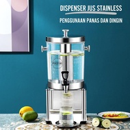 Dispenser Minuman Stainless Steel untuk Komersial dan Rumah Tangga dengan Keran  Mesin Jus Buah  Jer